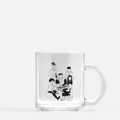 Itaewon Class Crew Kdrama Glass Mug - Subtly Asian Shop | Korean Merch Kdrama Gifts Asian Themed Gift Shops USA