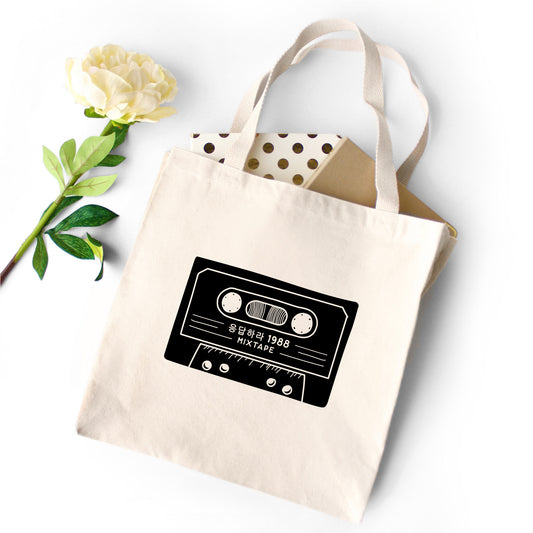 Reply 1988 Mixtape Kdrama Tote Bag - Subtly Asian Shop | Korean Merch Kdrama Gifts Asian Themed Gift Shops USA