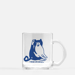 Sarangmeowyo Glass Mug - Subtly Asian Shop | Korean Merch Kdrama Gifts Asian Themed Gift Shops USA