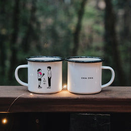 Goblin Kdrama Enamel Mug - Subtly Asian Shop | Korean Merch Kdrama Gifts Asian Themed Gift Shops USA