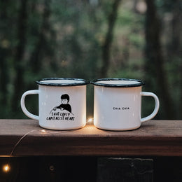 Crash Landing On You Captain Ri Enamel Mug - Subtly Asian Shop | Korean Merch Kdrama Gifts Asian Themed Gift Shops USA