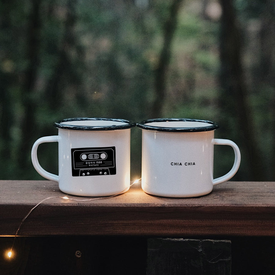 Reply 1988 Kdramas Enamel Mug - Subtly Asian Shop | Korean Merch Kdrama Gifts Asian Themed Gift Shops USA