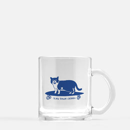 Slow Down Chingu Glass Mug - Subtly Asian Shop | Korean Merch Kdrama Gifts Asian Themed Gift Shops USA